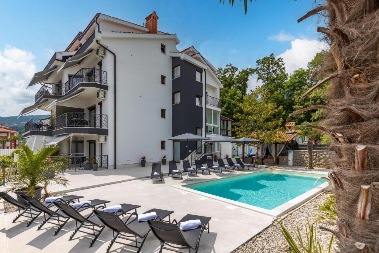 Villa Adriatic, Apartment Rebecca With Heated Swimming Pool, Sew View, Childrens Playground Ičići Buitenkant foto